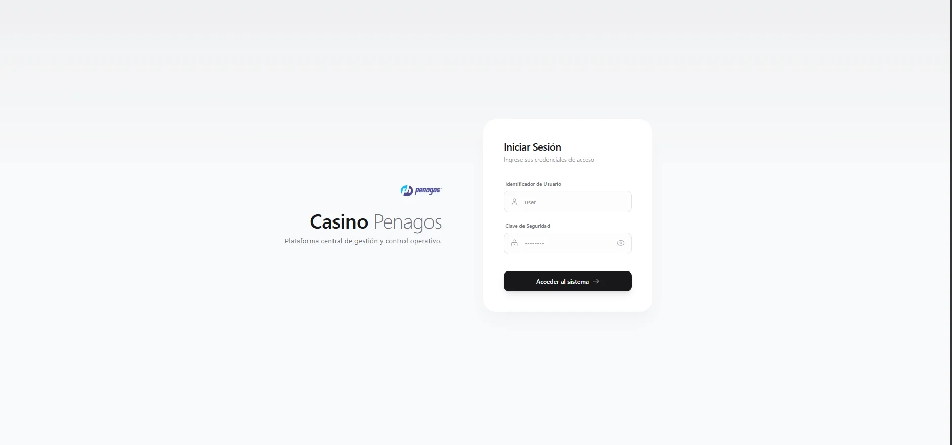 Software de Gestión de Casino Empresarial y Alimentos POS - Pantalla operativa 6